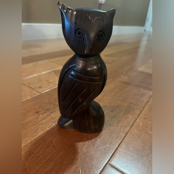 Vintage ironwood owl - Picture 2 of 7